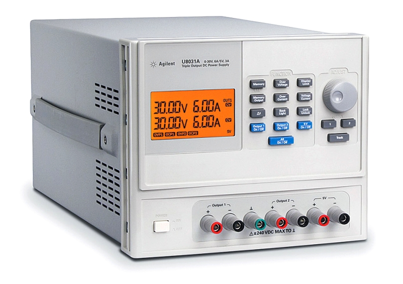 agilent U8031A triple output DC power supply