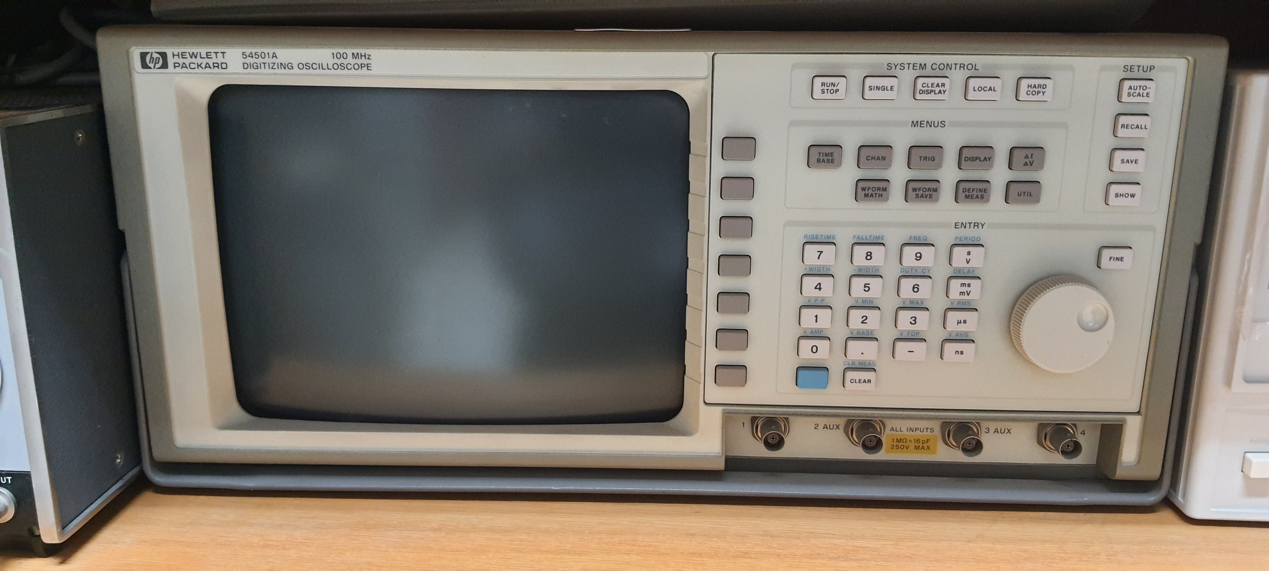 HP HEWLETT PACKARD 45501A Digitizing Oscilloscope